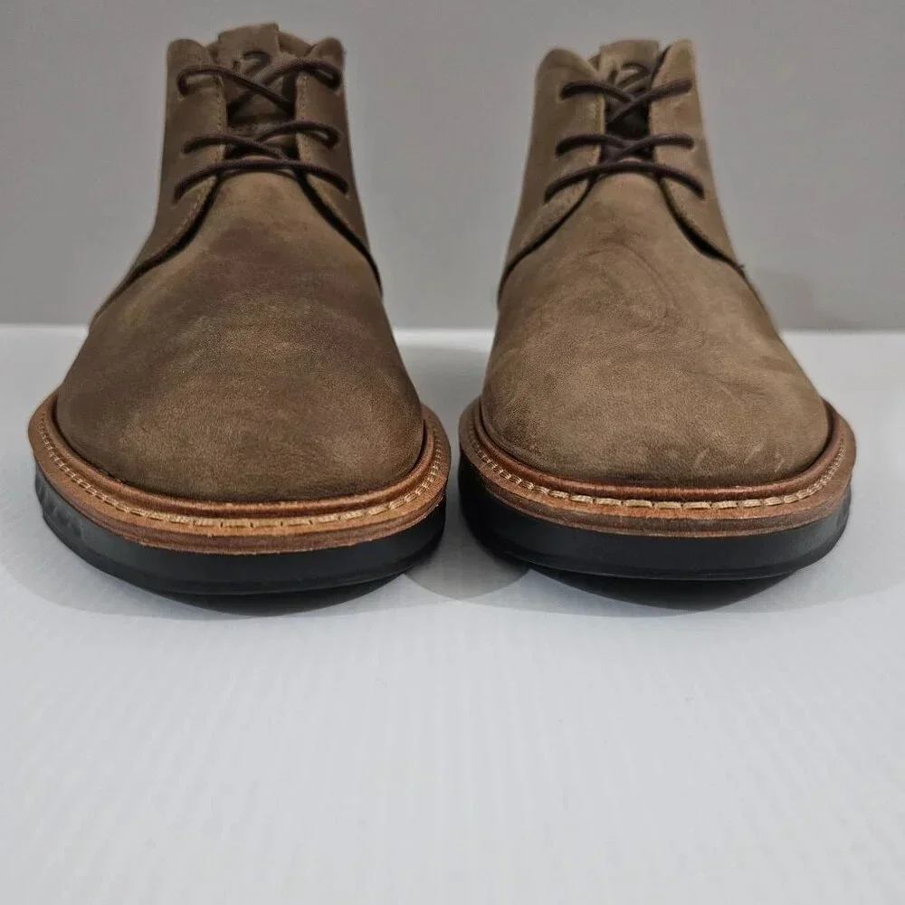 Ecco St.1 Hybrid Chukka Boot Mens EU 39 Brown Leather Waterproof Comfort NEW